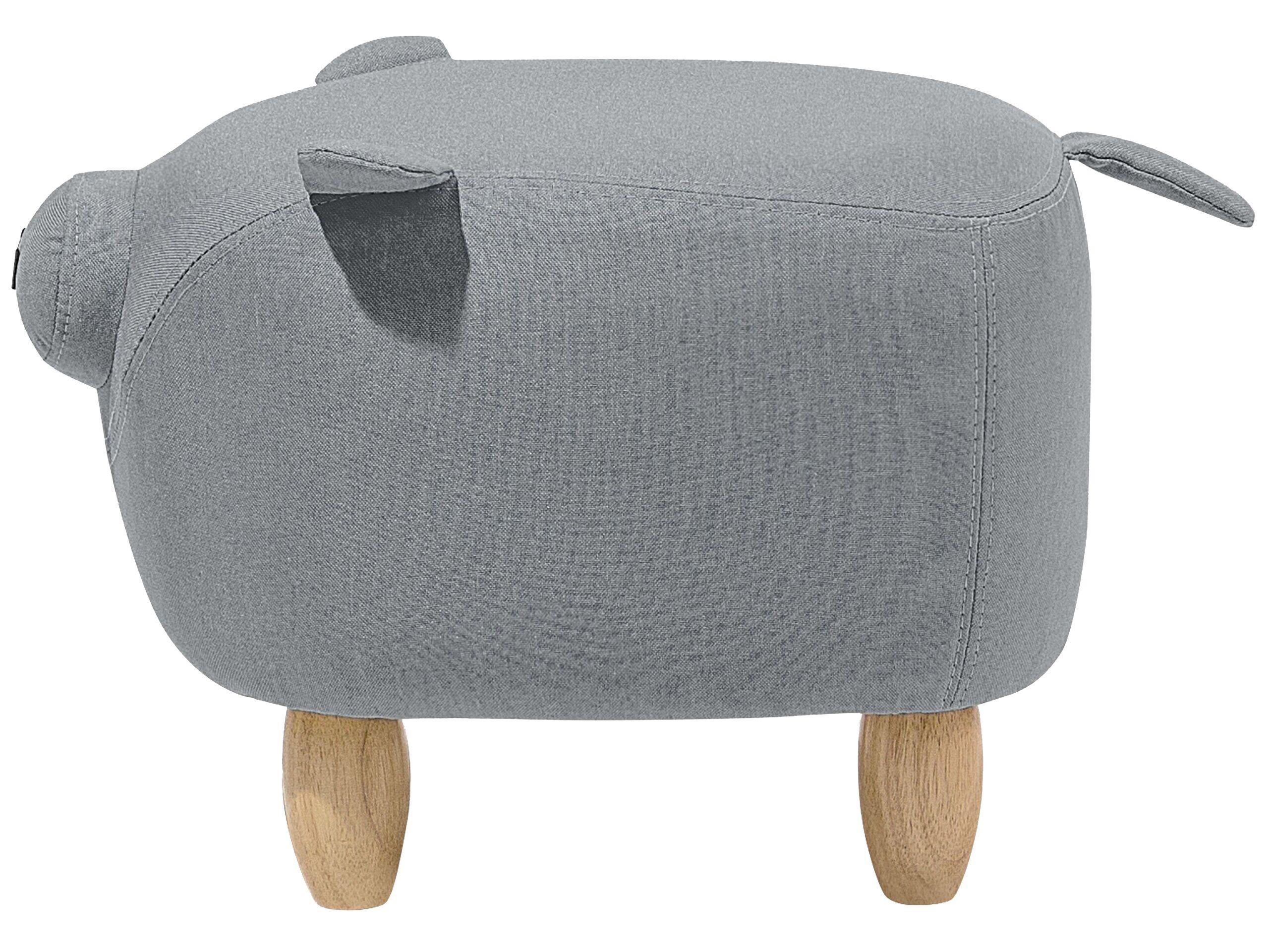 Beliani Hocker aus Polyester Modern PIGGY  