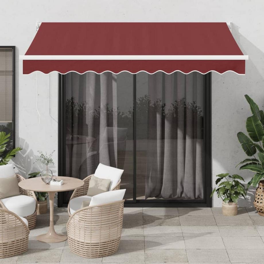 VidaXL tenda da sole retrattile Alluminio  