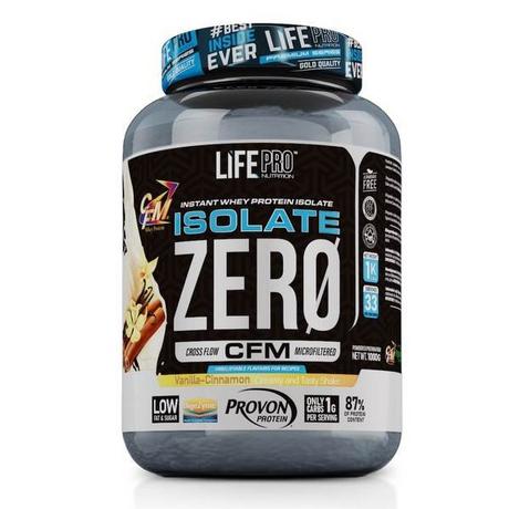 GladiatorFit  Whey isolate zero 1kg Life Pro | Vanille Cannelle 