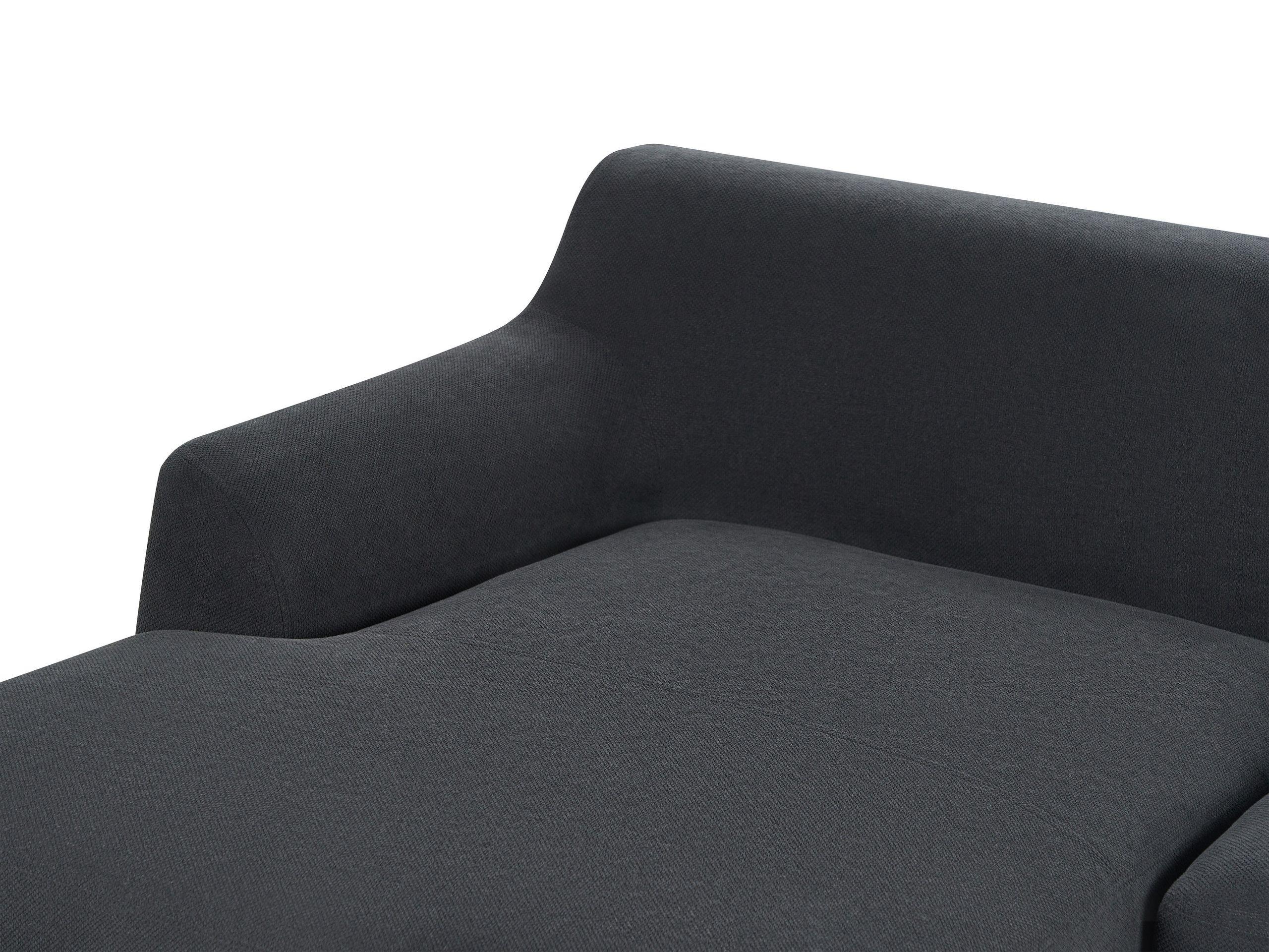 Beliani Divano angolare versione destra en Tessuto Scandinavo SOSJO  