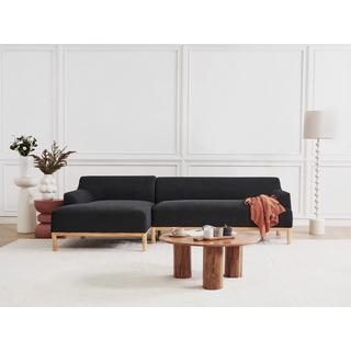 Beliani Divano angolare versione destra en Tessuto Scandinavo SOSJO  