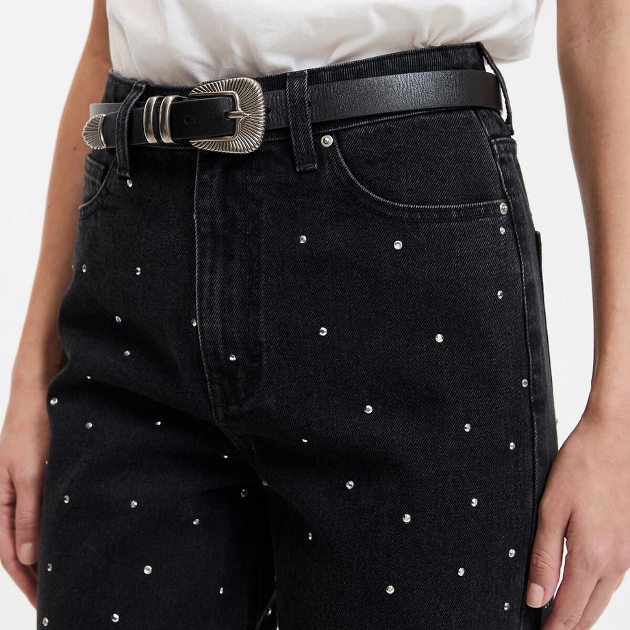 La Redoute Collections Jeans Larghi con Strass  