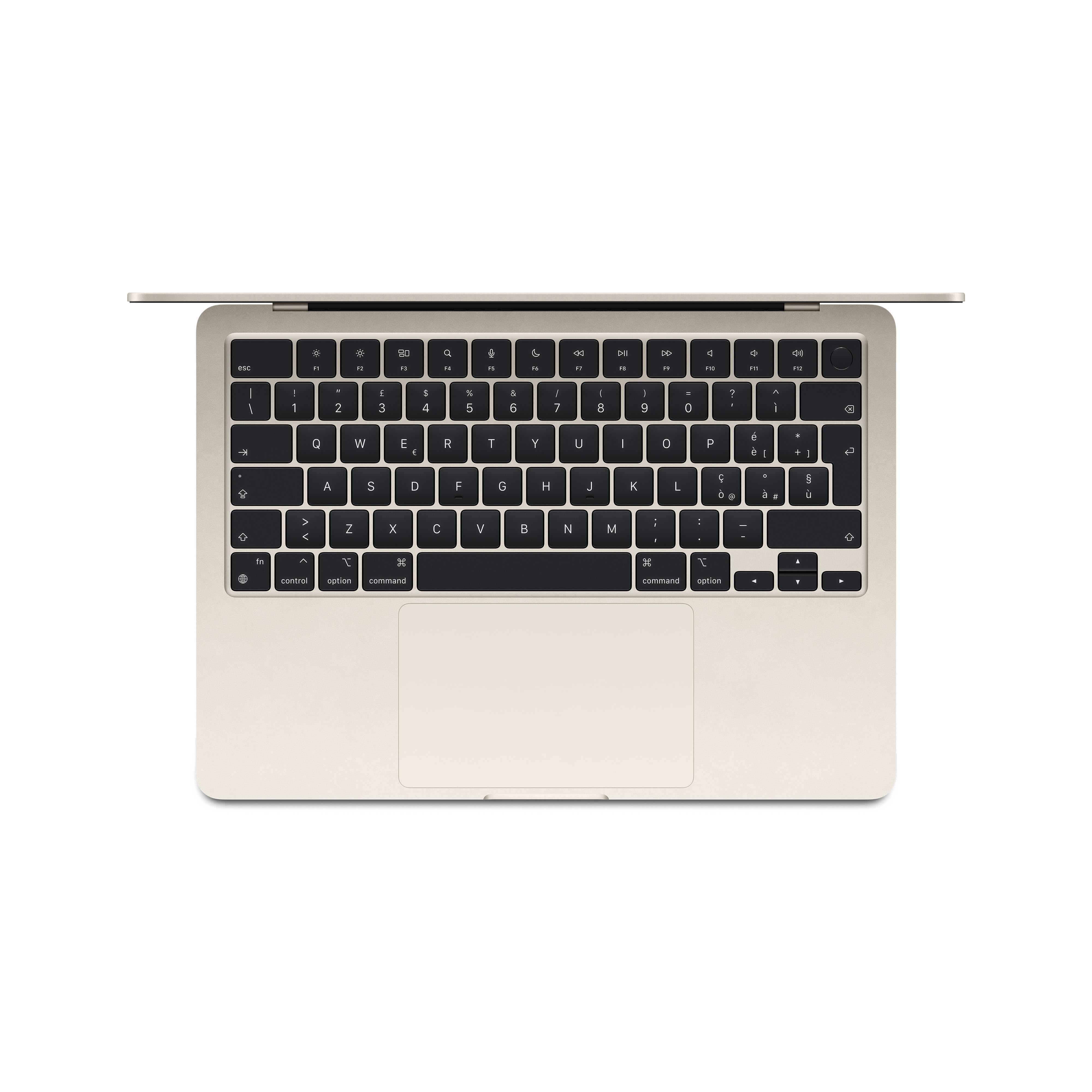 Apple  MacBook Air  M M3 Computer portatile 34,5 cm (13.6") 8 GB 256 GB SSD Wi-Fi 6E (802.11ax) macOS Sonoma Beige 