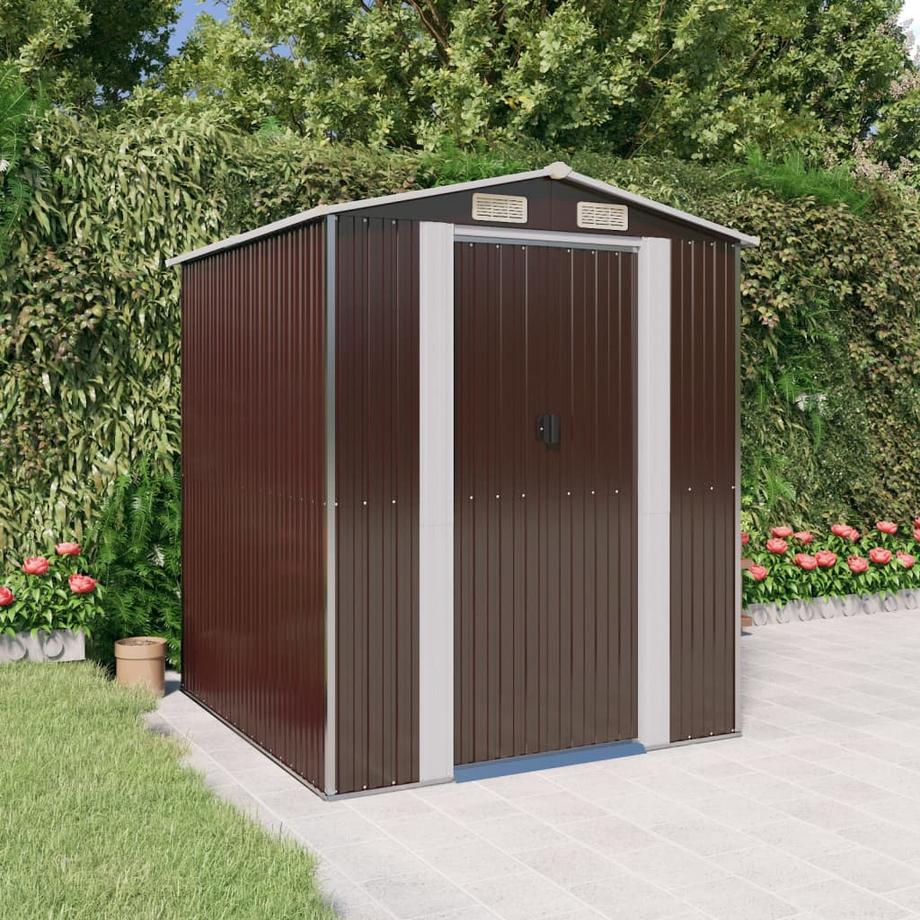 VidaXL capanno da giardino Acciaio  