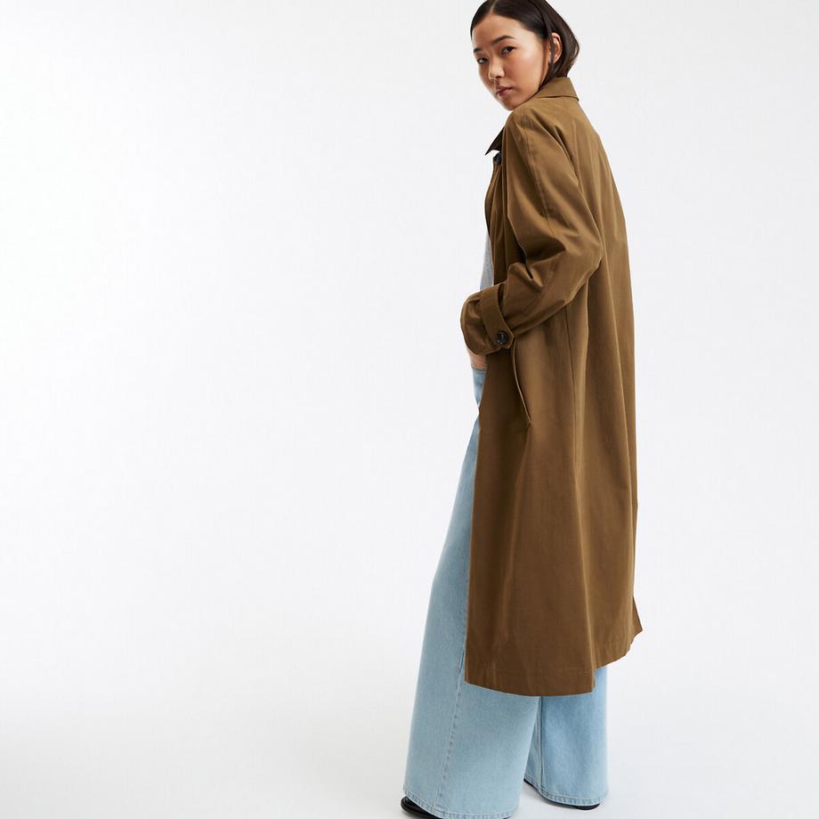 La Redoute Collections Oversize Trenchcoat mit Knopfleiste  