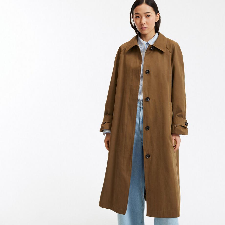 Oversize-Trenchcoat mit Knopfleiste