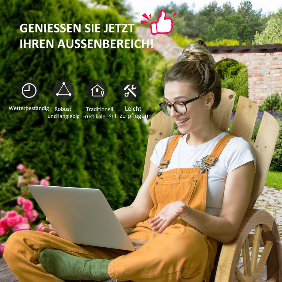 Outsunny Schaukelstuhl  