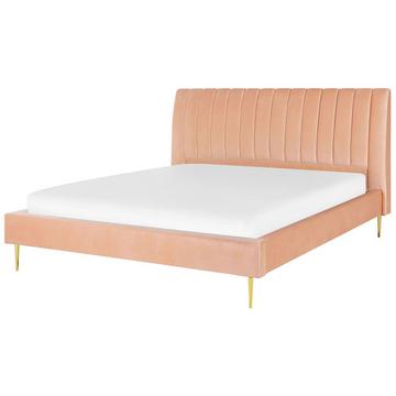 Letto con rete a doghe en Velluto Moderno MARVILLE