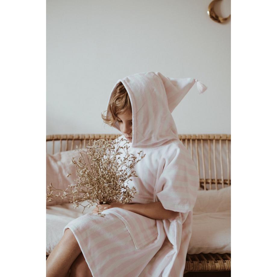 Rose in April  Hellrosa Poncho, 4-6 Jahre (M), Rose in April 