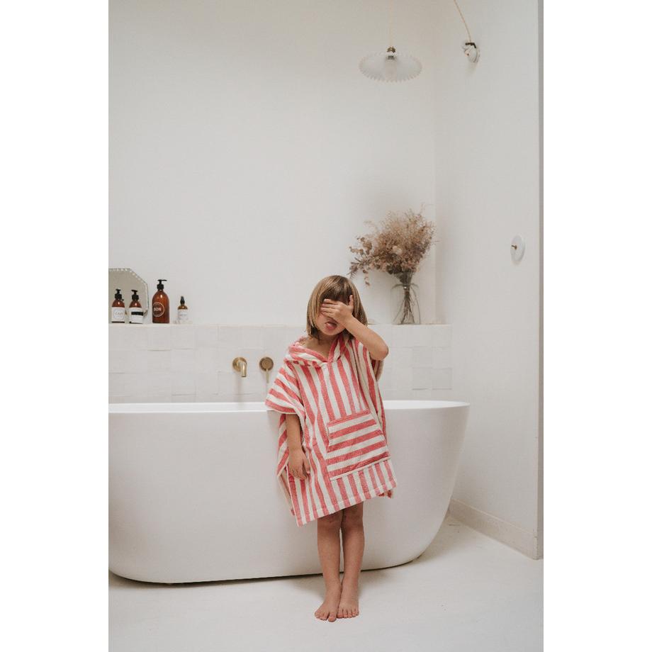 Rose in April  Hellrosa Poncho, 4-6 Jahre (M), Rose in April 