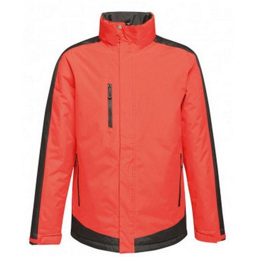 Image of Jacke Mit Kontrasteinsätzen, Isoliert Herren Rot Bunt XS