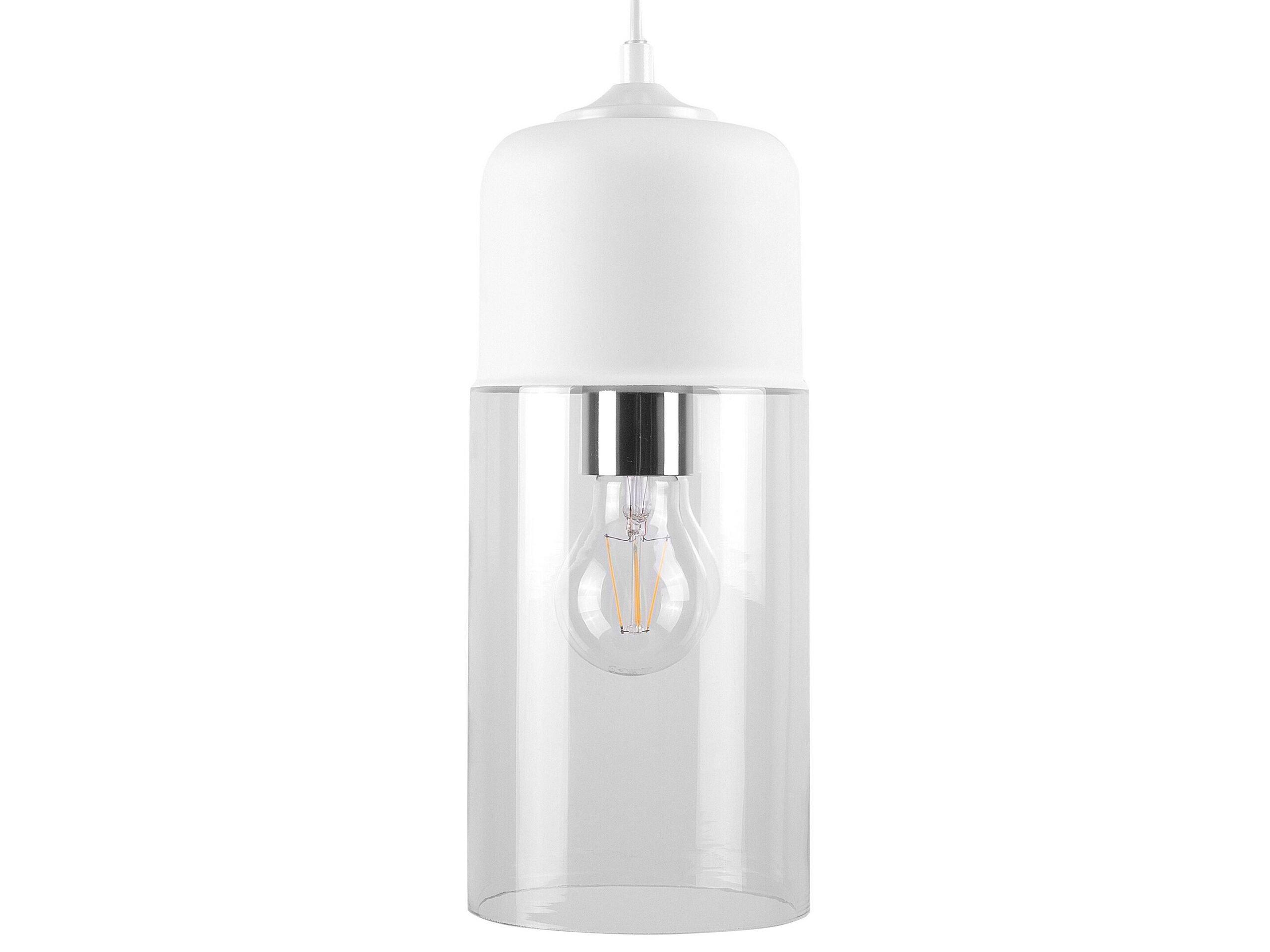 Beliani Lampe suspension en Verre Moderne PURUS  