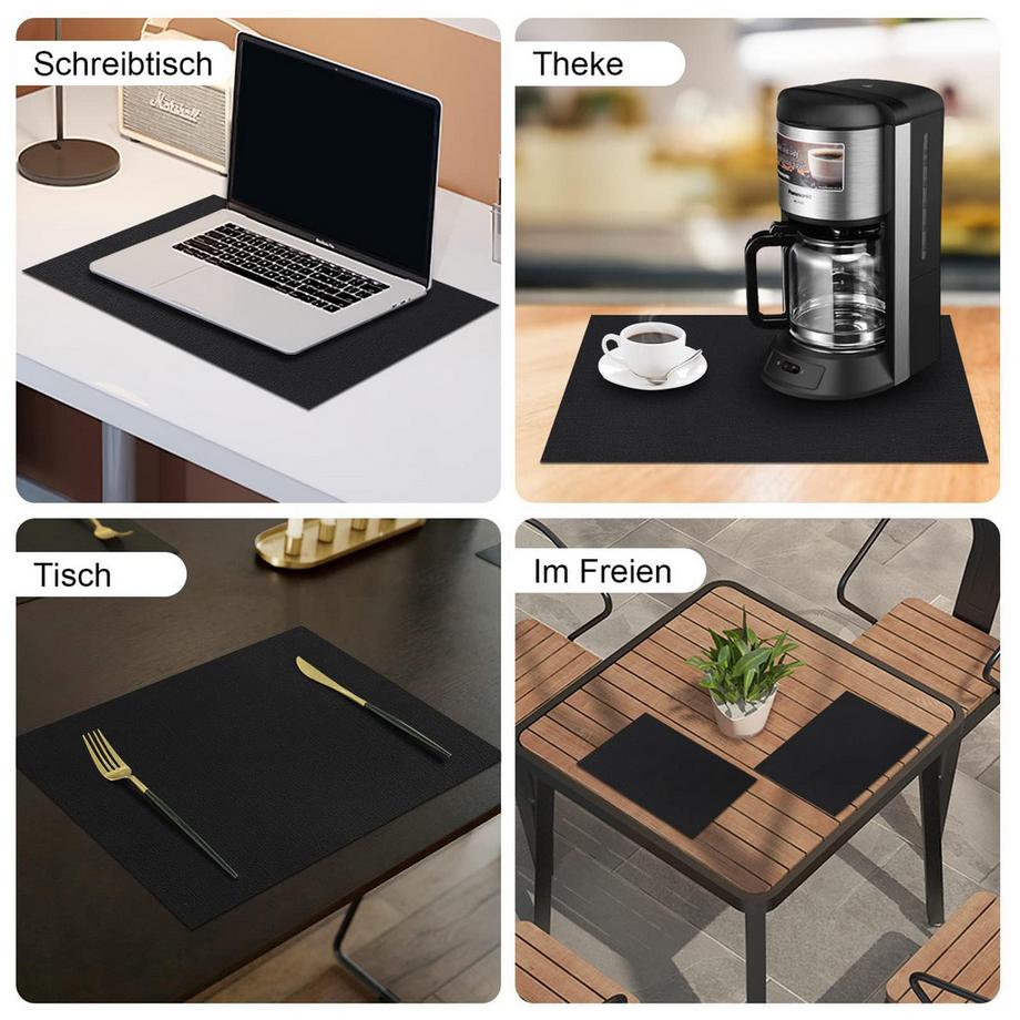 Alopini Set de 4 sets de table lavables, sets de table imperméables, beaux sets de table  