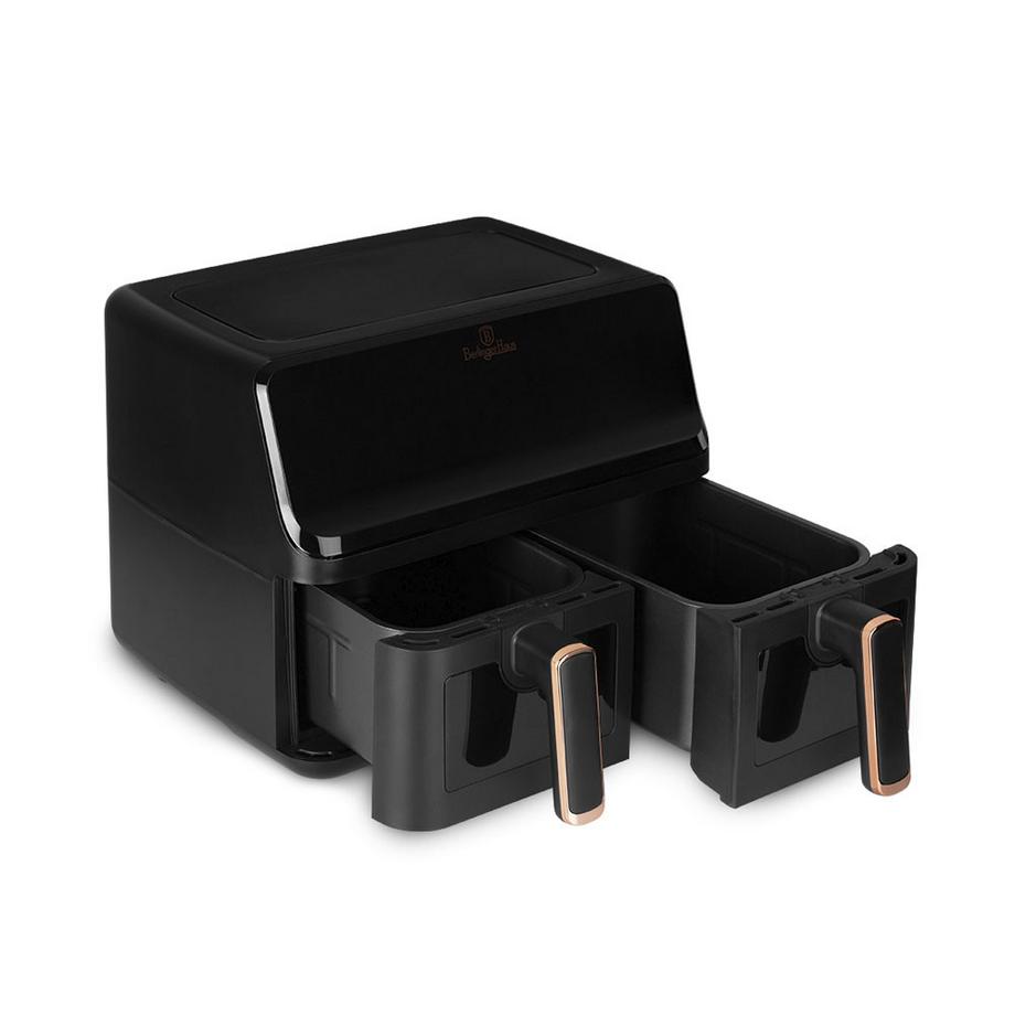 Berlinger Double friteuse à air chaud 4.1L + 4.1L Black Rose Collection  