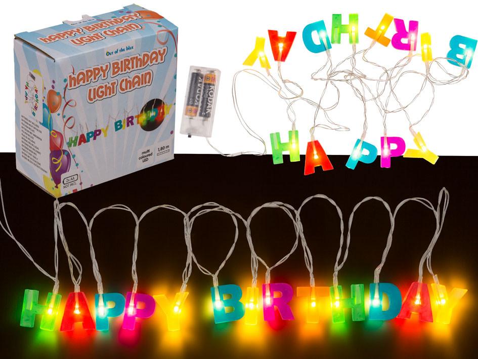 Out of the blue Guirlande lumineuse Happy Birthday  