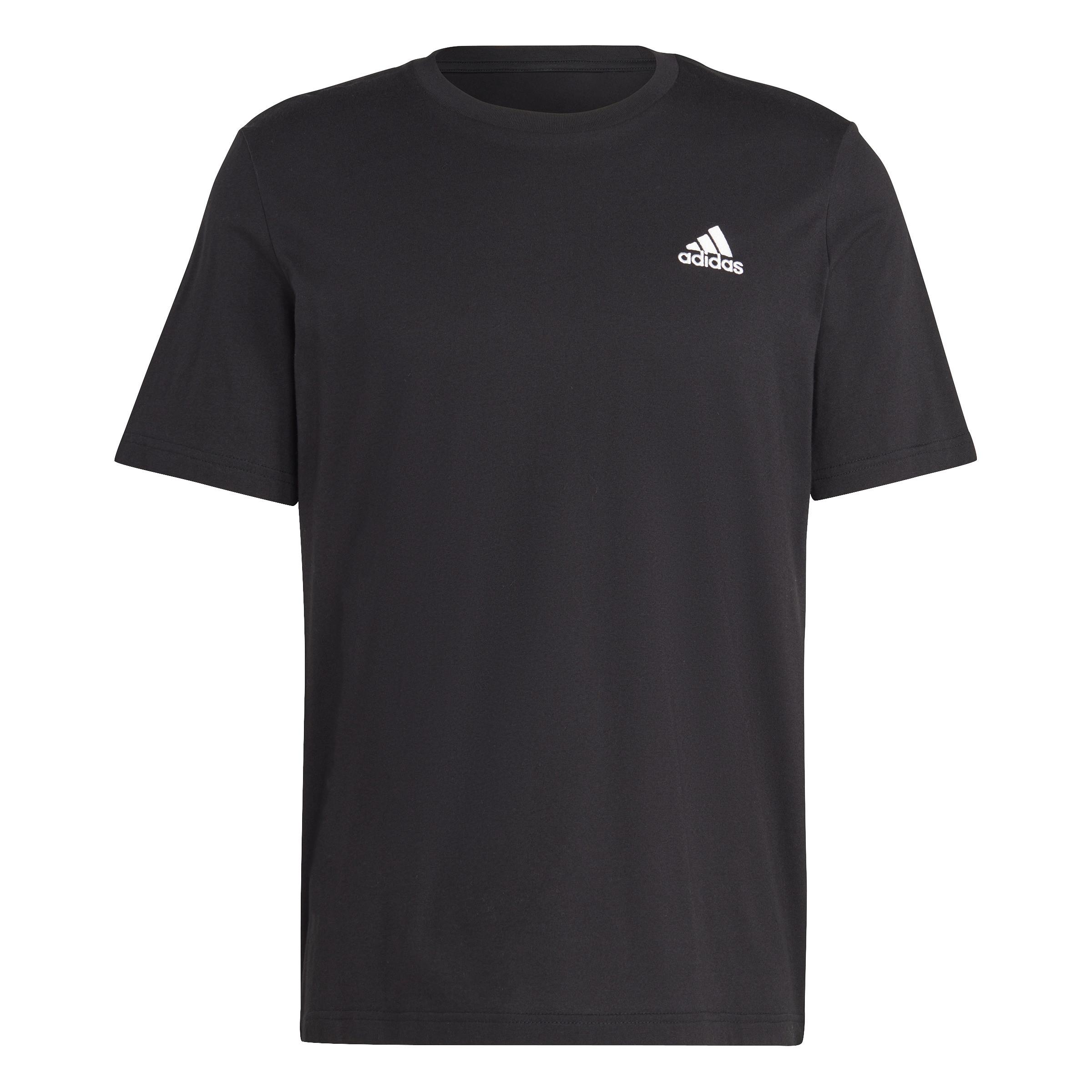 adidas  Maglia semplice con logo piccolo ricamato adidas Essentials 