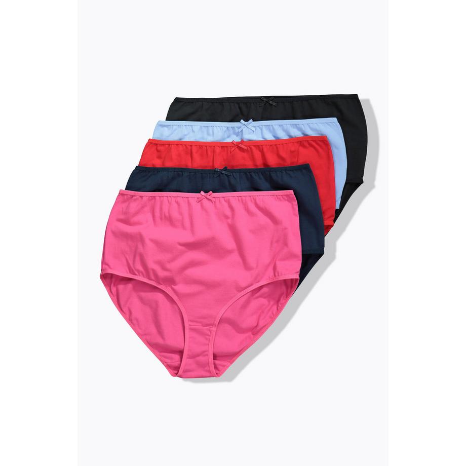 Ulla Popken Culottes maxi lot de 5 couleurs unies  