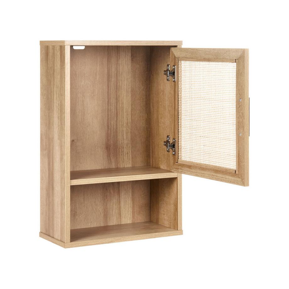 Beliani Bad-Wandschrank aus Faserplatte Boho ROSELL  