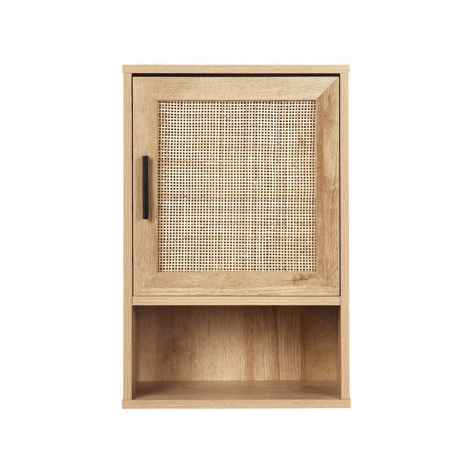 Beliani Bad-Wandschrank aus Faserplatte Boho ROSELL  