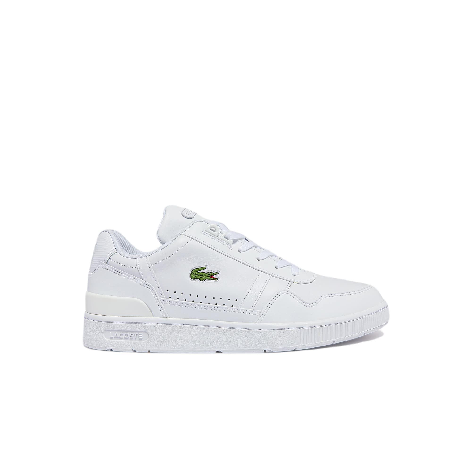 Image of T-clip - Leder Sneaker Unisex Weiss 46.5