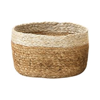 Beliani Lot de 3 paniers en Jute Boho TAJORI  