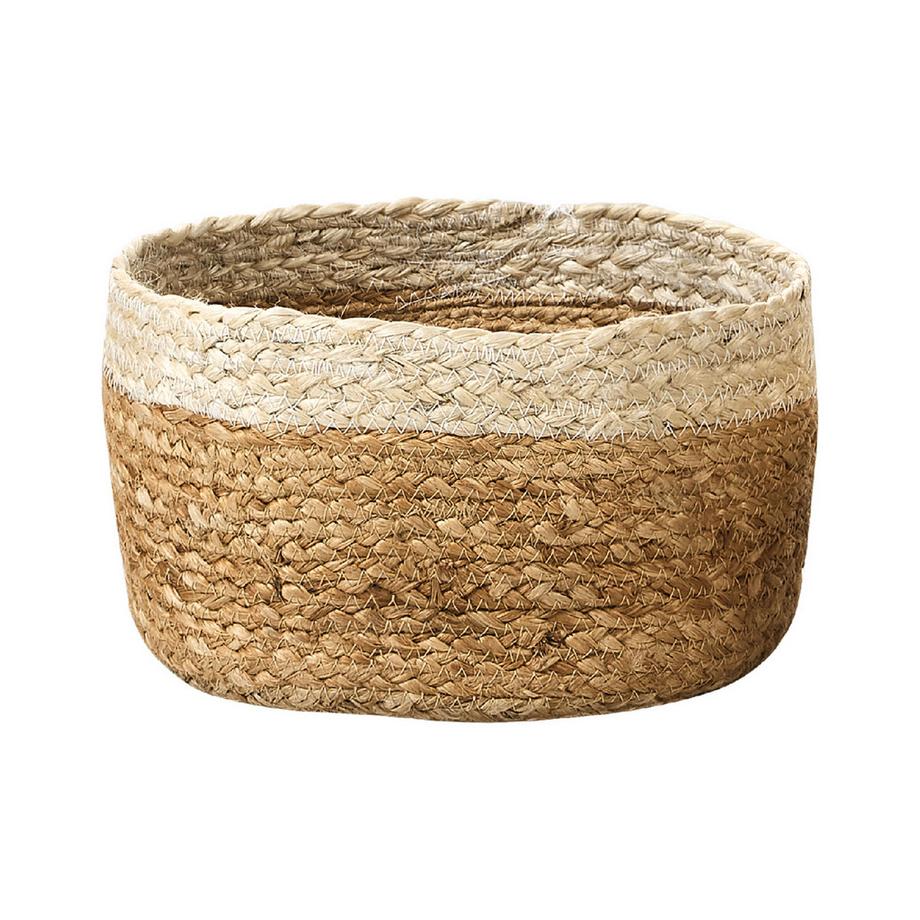 Beliani Lot de 3 paniers en Jute Boho TAJORI  