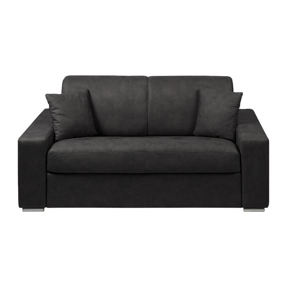 Vente-unique Canapé 2 places conible express en tissu EMIR Couchage Matelas  
