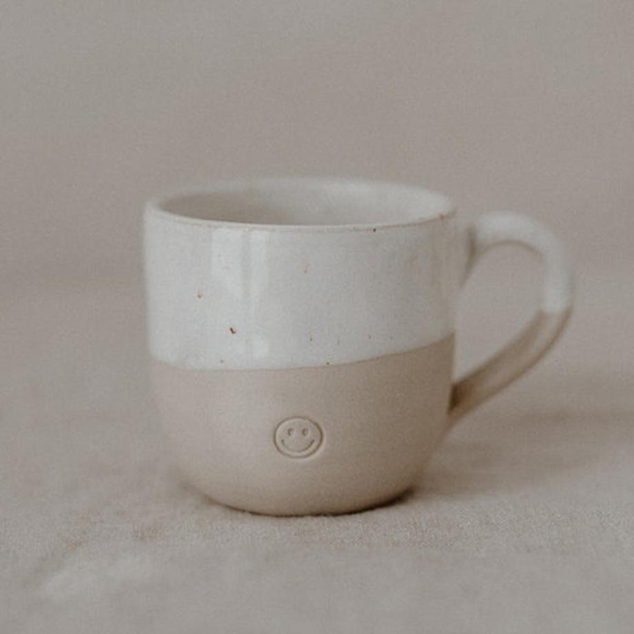Tasse à espresso émaillée - Smiley