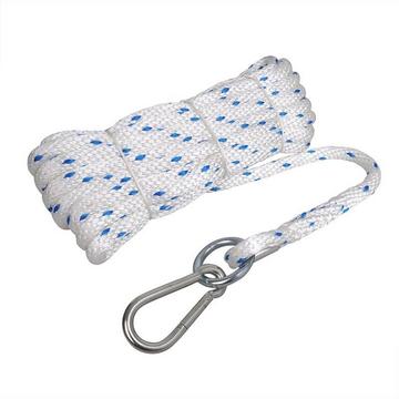 Fune di sollevamento da cantiere 16mm. 10m. con anello e moschettone. 1.900 daN