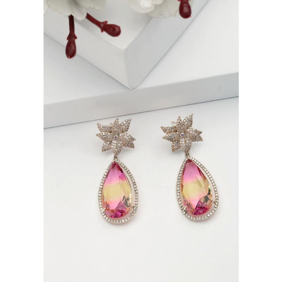 AVANT-GARDE PARIS  Diva Florale Regentropfen-Ohrringe 