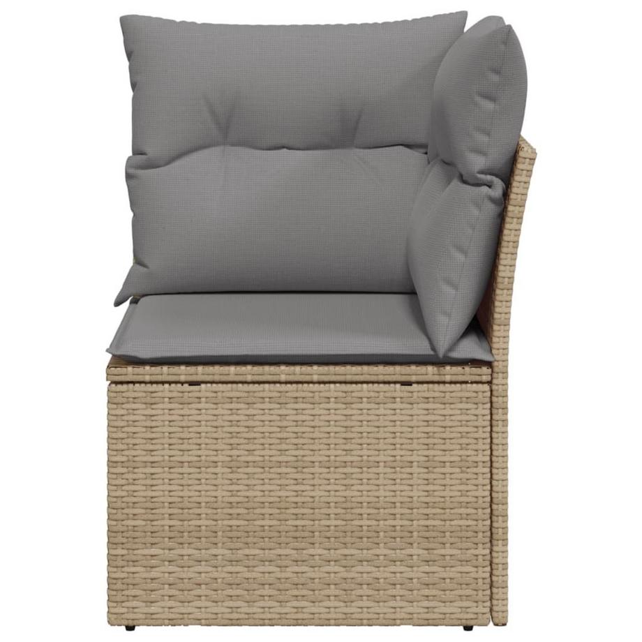 VidaXL Canapé de jardin rotin synthétique  