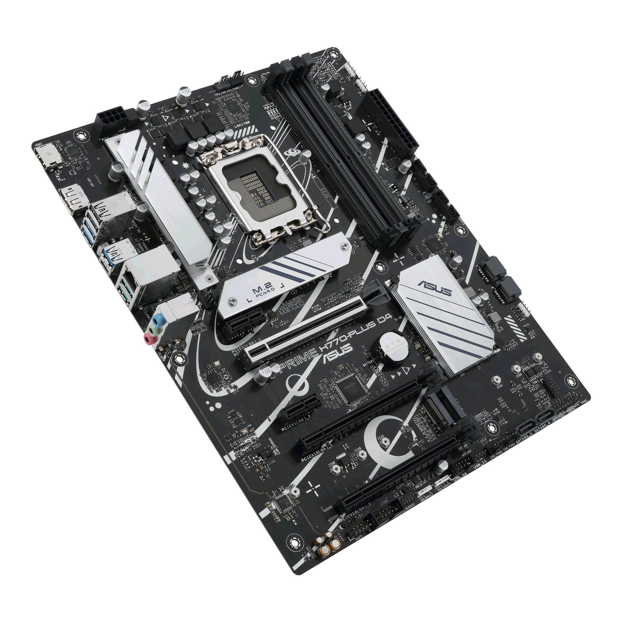 ASUS  PRIME H770-PLUS D4 Intel H770 LGA 1700 ATX 