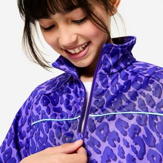 DECATHLON Veste d'entraînement respirante enfant imprimé léopard  