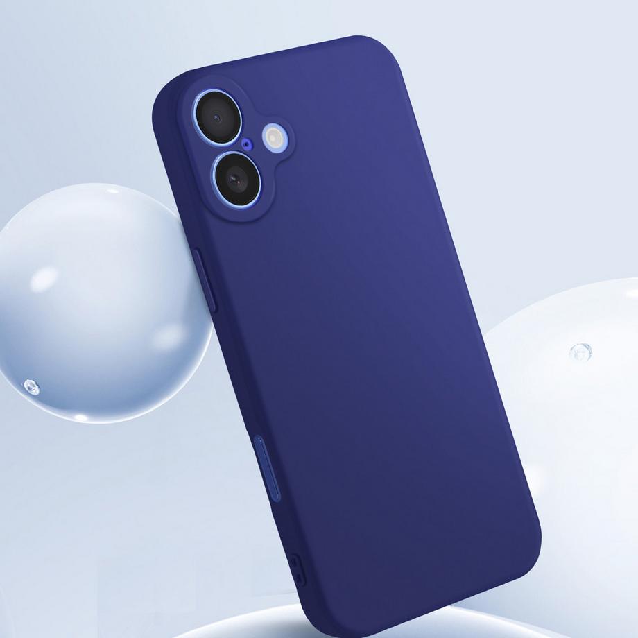 Avizar  Weiche Hülle iPhone 16 Königsblau 