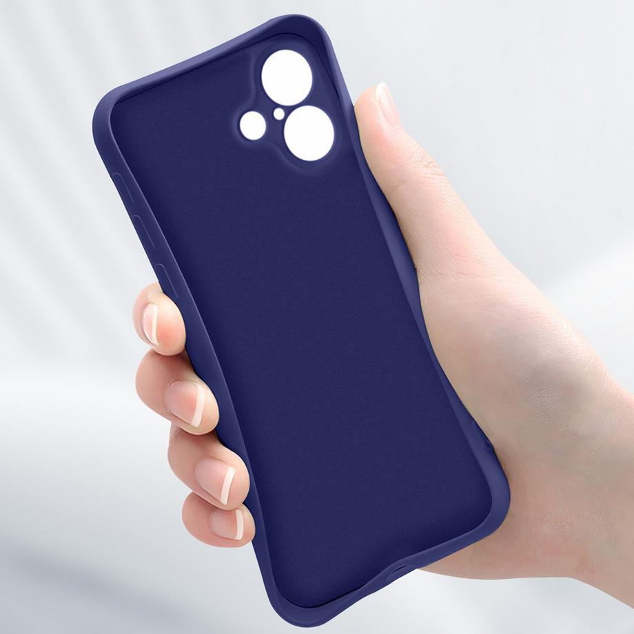 Avizar  Weiche Hülle iPhone 16 Königsblau 