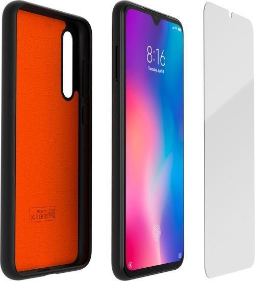 Image of Schwarzes TPU-Gehäuse und gehärtetes Glaspaket für MI 9 SE