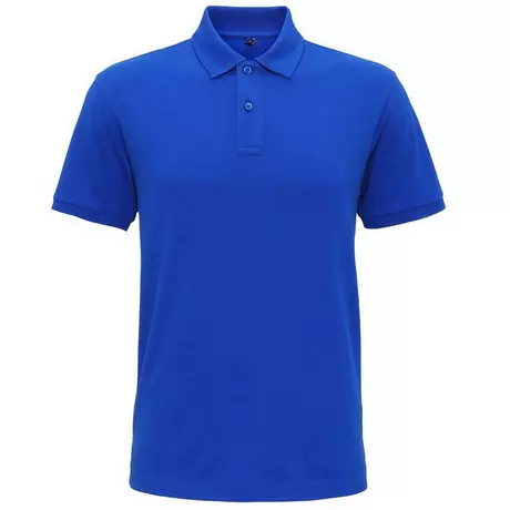 Asquith & Fox Mens SuperWeiches Polo Shirt  Königsblau