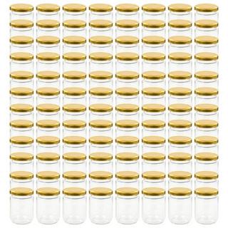 VidaXL Marmeladengläser mit deckel 96 stk. glas  