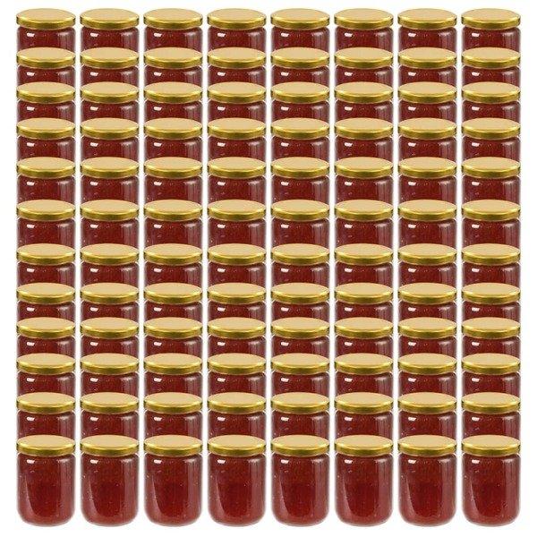 VidaXL Marmeladengläser mit deckel 96 stk. glas  
