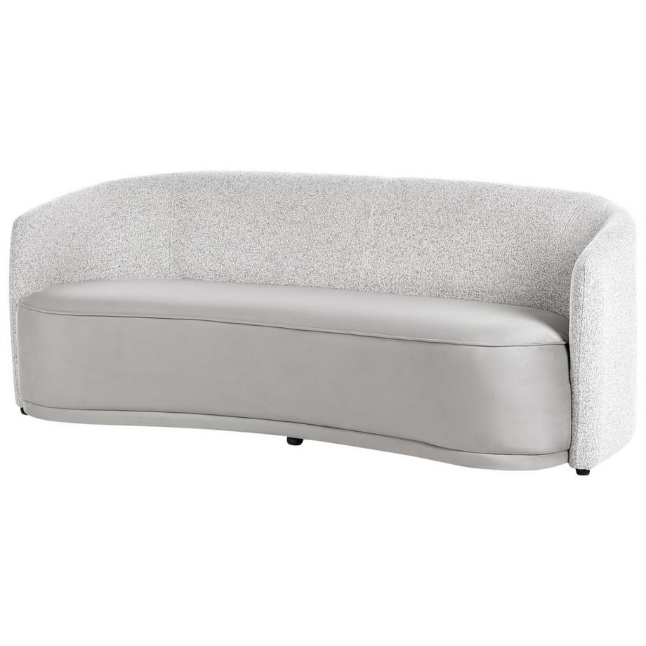 Beliani 3 Sitzer Sofa aus Stoff Minimalistisch ROSET  