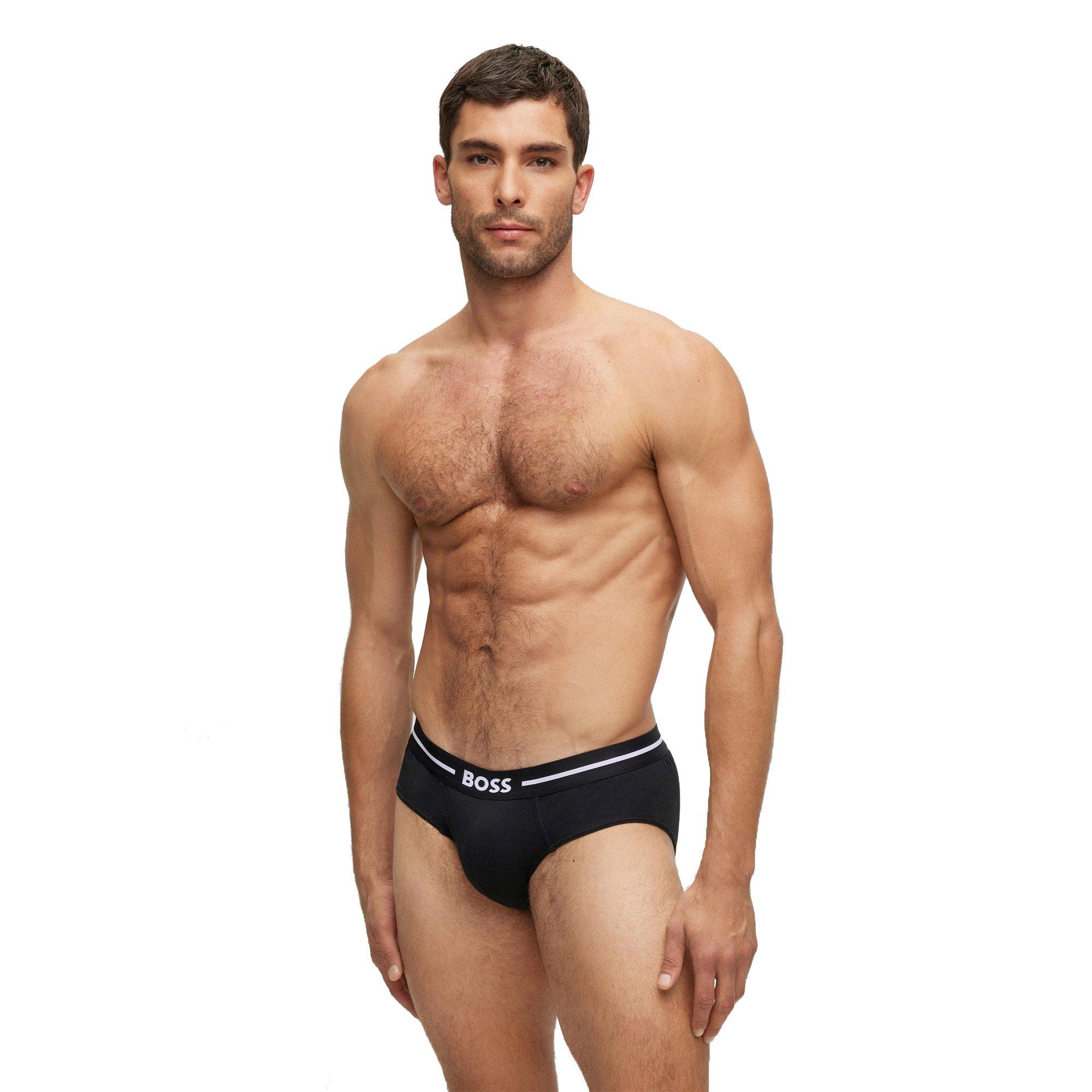 BOSS  Scivolone Uomini Confezione da 3 Stretch-HipBriefs 3P Bold 