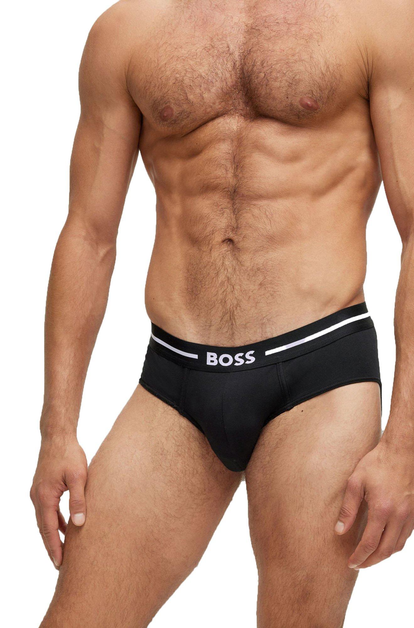 BOSS  Scivolone Uomini Confezione da 3 Stretch-HipBriefs 3P Bold 