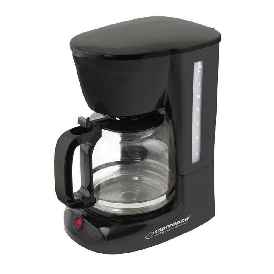 Esperanza - Caffettiera con filtro per caffè incorporato 1,8 L