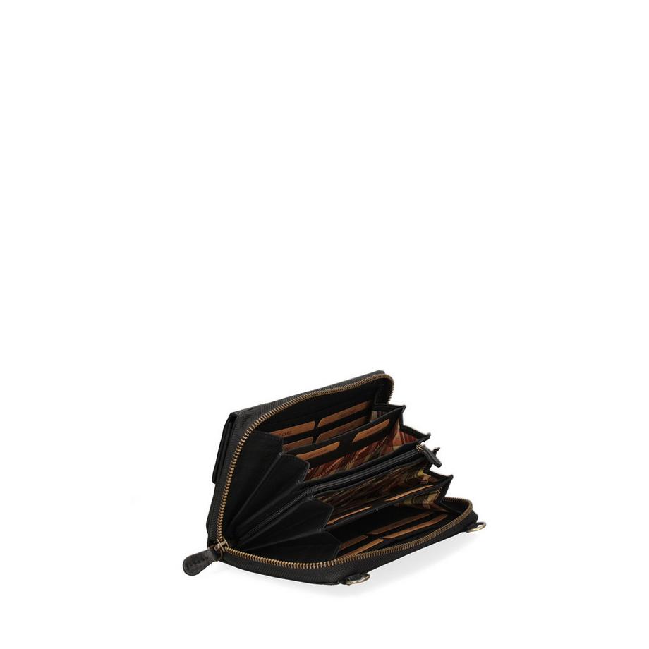 Hill Burry Portefeuille en Cuir avec Bandoulière  