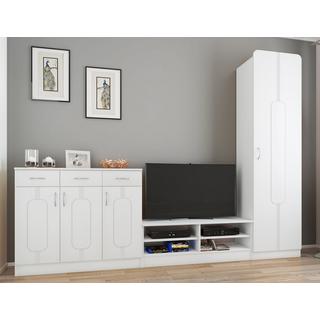 VCM Holz TV Lowboard Möbel Fernsehschrank Tisch Konsole Fernsehtisch Balia  