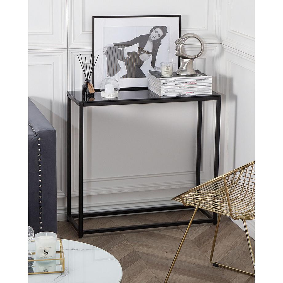 Beliani Console en Verre de sécurité Moderne DELANO  