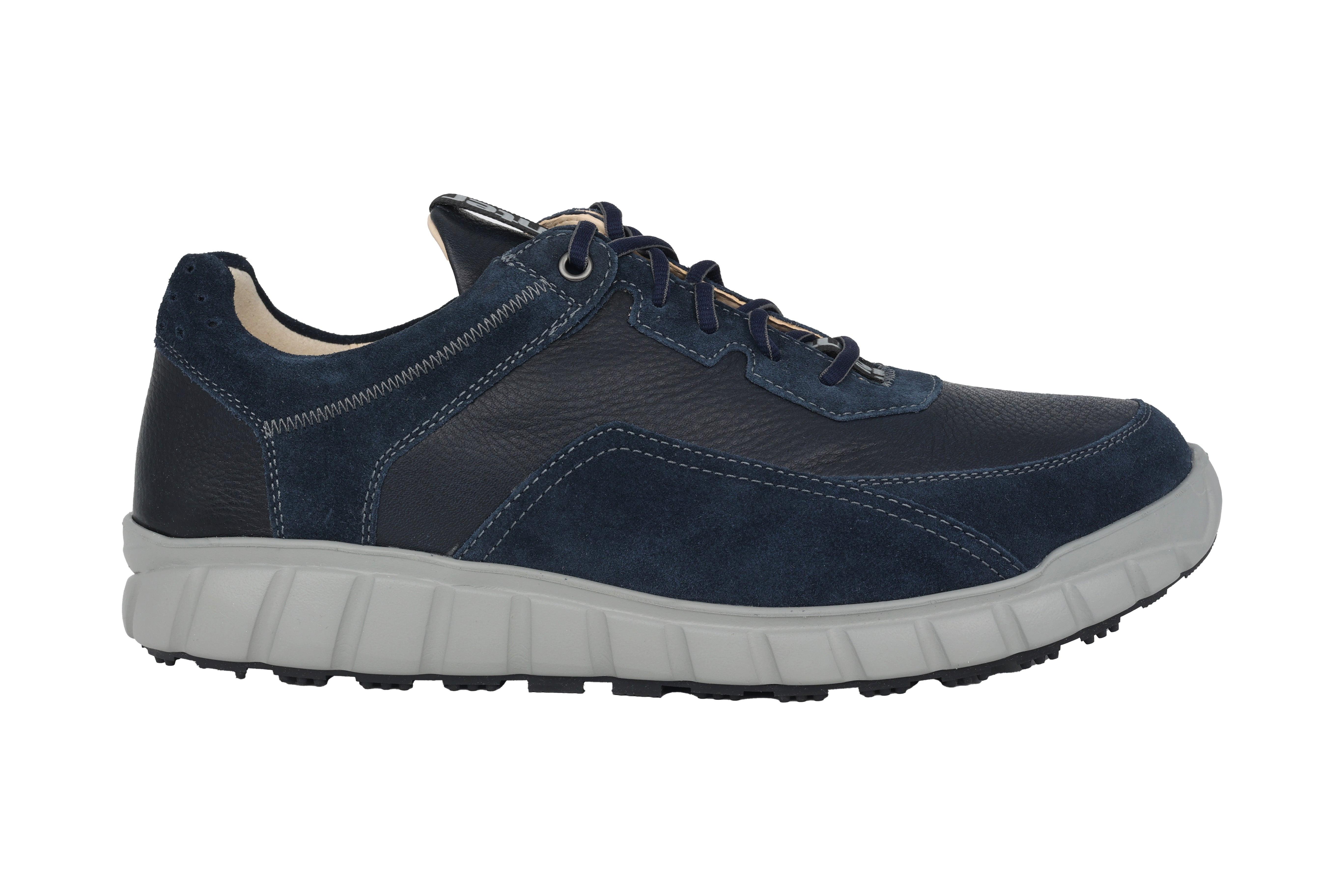 Image of Evo - Leder Sneaker Herren Blau 40.5