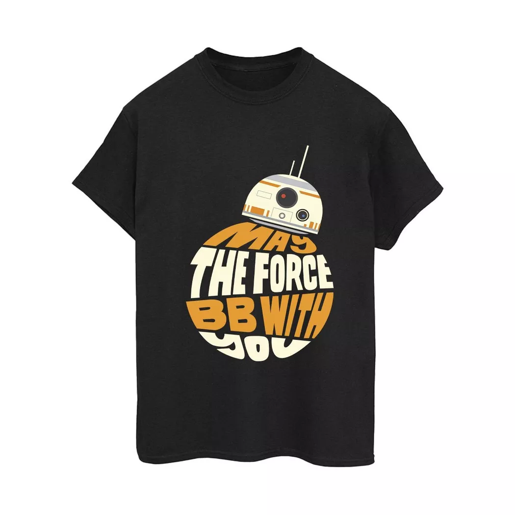 STAR WARS - May The Force TShirt, für Damen, Schwarz, Größe S
