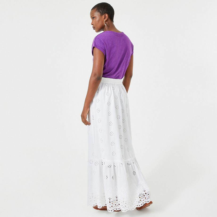 La Redoute Collections Jupe Longue Évasée Broderie Anglaise  