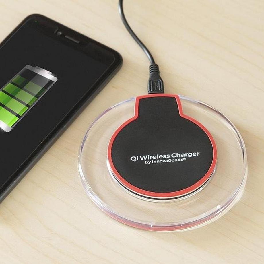 InnovaGoods  Caricabatterie wireless Qi per smartphone 